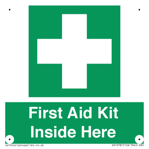 First Aid Kit Inside Here